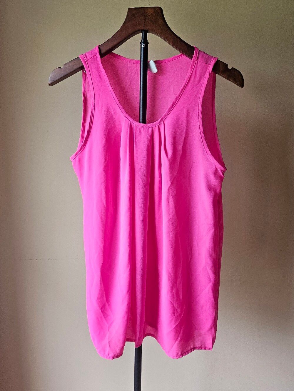 Brenda's Women's Pink Sleeveless Tank Top Size Small